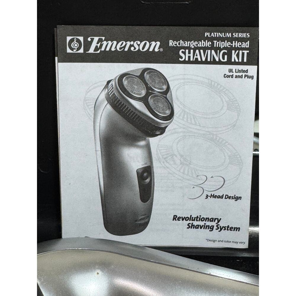 Emerson RSCX-HC379 Rechargable Razor Triple Head Shaving Kit Shaver - Picture 2 of 8